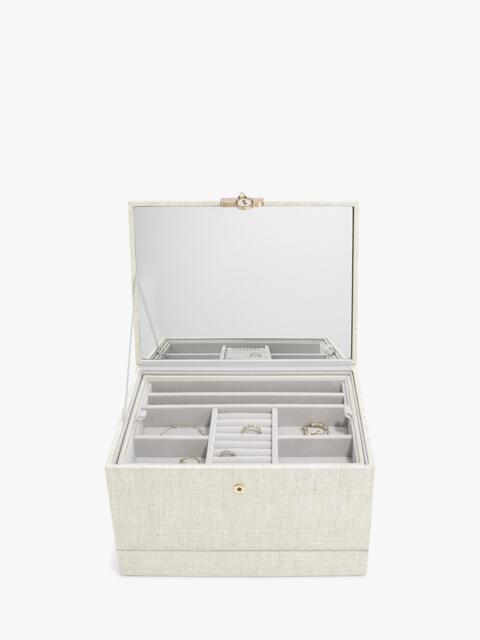 Stackers Luxury Classic Jewellery Box, Linen - image 1
