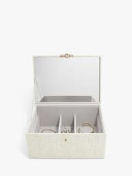 Stackers Luxury Classic Jewellery Box, Linen - thumbnail 6