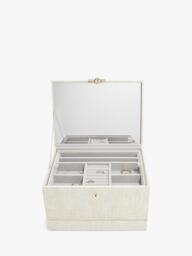 Stackers Luxury Classic Jewellery Box, Linen - thumbnail 1