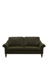 John Lewis Camber Large 3 Seater Leather Sofa, Dark Leg - thumbnail 5