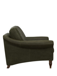 John Lewis Camber Large 3 Seater Leather Sofa, Dark Leg - thumbnail 3
