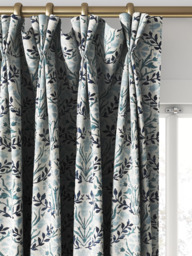 Morris & Co. Bellflowers Made to Measure Curtains or Roman Blind, Mineral Blue - thumbnail 6