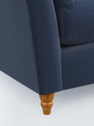 John Lewis Sienna Medium 2 Seater Sofa, Light Leg, Aqua Clean Titan Navy - thumbnail 6