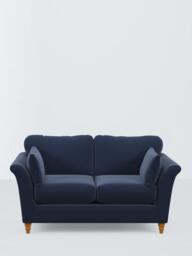 John Lewis Sienna Medium 2 Seater Sofa, Light Leg, Aqua Clean Titan Navy - thumbnail 4