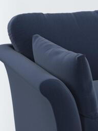 John Lewis Sienna Medium 2 Seater Sofa, Light Leg, Aqua Clean Titan Navy - thumbnail 5