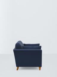 John Lewis Sienna Medium 2 Seater Sofa, Light Leg, Aqua Clean Titan Navy - thumbnail 2