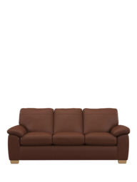 John Lewis Camden Grand 4 Seater Leather Sofa, Light Leg - thumbnail 5