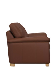 John Lewis Camden Grand 4 Seater Leather Sofa, Light Leg - thumbnail 3
