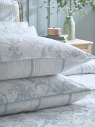 Laura Ashley Tuileries Reversible 200 Thread Count Duvet Cover Set - thumbnail 2