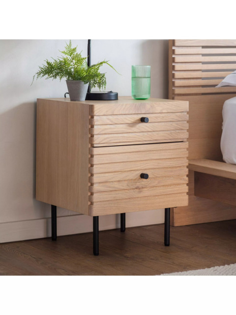 Gallery Direct Okayama Bedside Table, Natural - image 1
