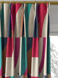Harlequin Bodega Made to Measure Curtains or Roman Blind, Indigo - thumbnail 4