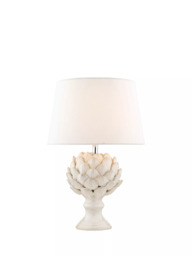 Laura Ashley Artichoke Ceramic Table Lamp, Gloss White - thumbnail 2
