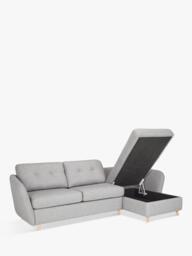 John Lewis Arlo 5+ Seater RHF Chaise with Storage Sofa Bed - thumbnail 6