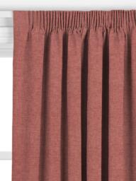John Lewis Cotton Blend Made to Measure Curtains or Roman Blind, Pink Clay - thumbnail 2