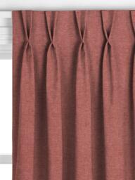 John Lewis Cotton Blend Made to Measure Curtains or Roman Blind, Pink Clay - thumbnail 4