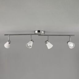 John Lewis Logan GU10 LED 4 Spotlight Ceiling Bar - thumbnail 2