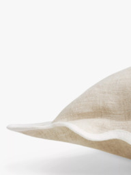 John Lewis Scalloped Linen Cushion - thumbnail 2