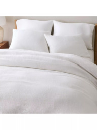 west elm Cotton Blend Matelasse Textured Bedding containing TENCEL™ Lyocell - thumbnail 2