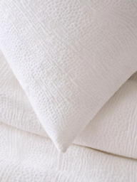 west elm Cotton Blend Matelasse Textured Bedding containing TENCEL™ Lyocell - thumbnail 3