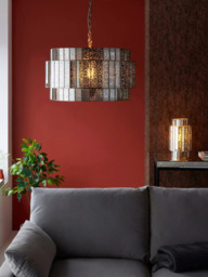 John Lewis Mercury Tune Single Pendant Ceiling Light, Mercury Glass - thumbnail 5