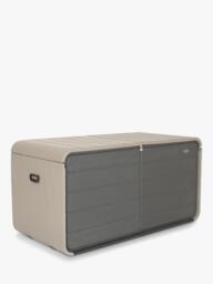 KETTLER Vault Extra Large Outdoor Storage Box, Beige - thumbnail 1