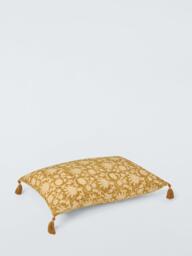 John Lewis Timeless Trail Cushion, Ochre - thumbnail 3