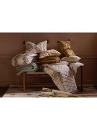 John Lewis Timeless Trail Cushion, Ochre - thumbnail 2