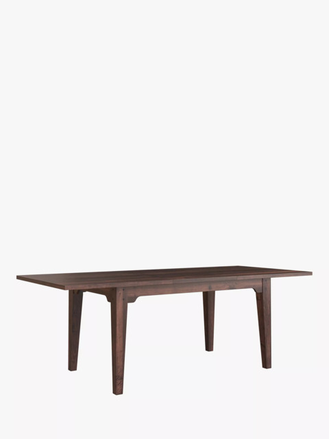 Laura Ashley Garrat 6-8 Seater Extending Wood Dining Table, Dark Brown - image 1