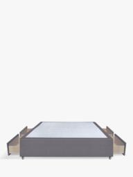 John Lewis Non-Sprung Upholstered 4 Drawer Divan Base, King Size - thumbnail 4
