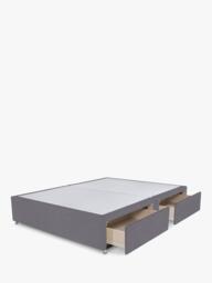 John Lewis Non-Sprung Upholstered 4 Drawer Divan Base, King Size - thumbnail 2