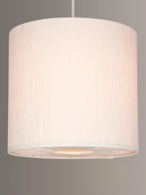 John Lewis Small Libby Easy-to-Fit Ceiling Shade, Cream - image 1