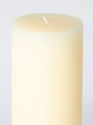 John Lewis Rustic Pillar Candle, H28 cm, White Ivory - thumbnail 2