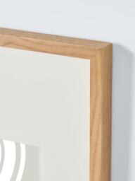 "John Lewis Scandi Multi-aperture Photo Frame & Mount, 2 Photo, 4 x 6"" (10 x 15cm), Natural Oak" - thumbnail 2