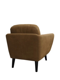 John Lewis Arlo Leather Armchair, Dark Leg - thumbnail 4