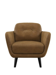 John Lewis Arlo Leather Armchair, Dark Leg - thumbnail 5