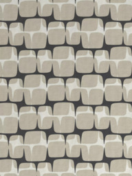 Scion Going Lohko Pair Lined Eyelet Curtains, Putty & Charcoal - thumbnail 2