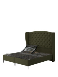 TEMPUR® Suffolk Slim Divan Adjustable Disc Upholstered Bed, Single - thumbnail 3