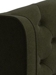 TEMPUR® Suffolk Slim Divan Adjustable Disc Upholstered Bed, Single - thumbnail 2
