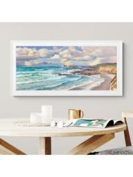 John Lewis Duncan Palmar 'Winter Surf' Framed Print, 109 x 54cm, Multi - thumbnail 2