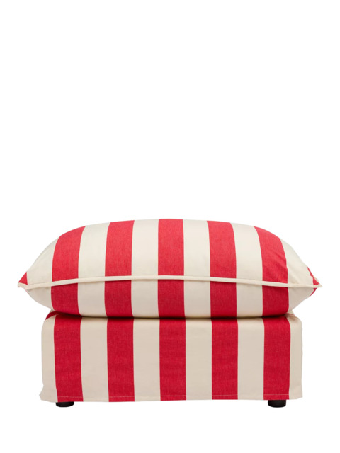 John Lewis x Sophie Conran Cocobella Footstool, Coastal Stripe - image 1