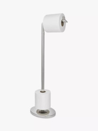 Robert Welch Oblique Floor-Standing Stainless Steel Toilet Roll Butler/Holder - thumbnail 5