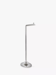 Robert Welch Oblique Floor-Standing Stainless Steel Toilet Roll Butler/Holder - thumbnail 1