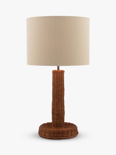 Joules Portree Woven Rattan Table Lamp, Natural - image 1