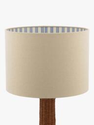 Joules Portree Woven Rattan Table Lamp, Natural - thumbnail 4