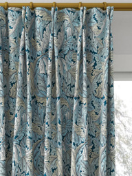 Clarke & Clarke Acanthus Made to Measure Curtains or Roman Blind, Denim - thumbnail 4