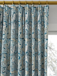 Clarke & Clarke Acanthus Made to Measure Curtains or Roman Blind, Denim - thumbnail 2