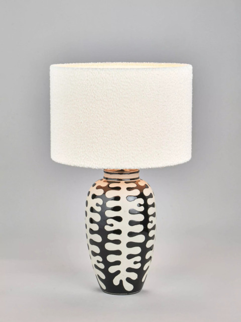 Pacific Elkorn Tall Ceramic Table Lamp, Black - image 1