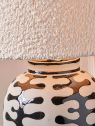Pacific Elkorn Tall Ceramic Table Lamp, Black - thumbnail 4
