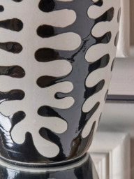 Pacific Elkorn Tall Ceramic Table Lamp, Black - thumbnail 6