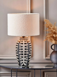 Pacific Elkorn Tall Ceramic Table Lamp, Black - thumbnail 3